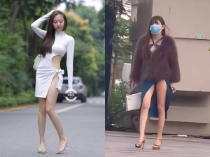 Gái xinh diện mốt Can Lộ Lộ hở cả vòng 3 giữa phố vô tư như ở nhà, dân tình nhìn mà ngượng thay vì phản cảm