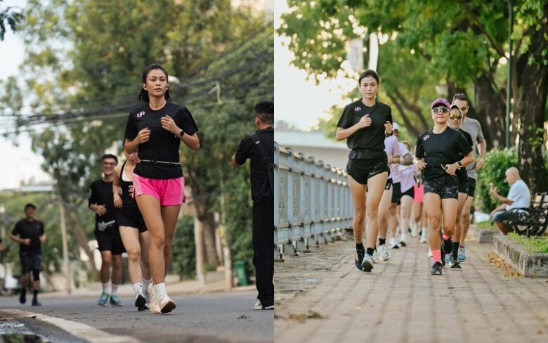 Mâu Thủy được xem là nàng hậu đam mê chạy bộ bậc nhất Việt Nam với khoảng 10 năm gắn bó với bộ môn này.