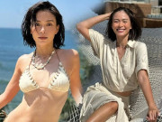 Đẹp - Á hậu một con diện bikini nhỏ xíu khoe dáng "căng đét", ngay lập tức được khuyên trở lại đường đua hương sắc