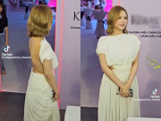 Đẹp - Xoài Non gây bất ngờ khi xuất hiện với thân hình “phát tướng” tại sự kiện