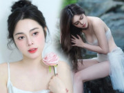 Tiên nữ mặt mộc chuyên khoe dáng thắt đáy lưng ong bên suối, đẹp tới mức camera thường cũng không thể dìm