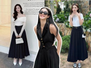 Thời trang - Sắm đúng một chiếc chân váy đen dài, chị em có 6 cách mặc đẹp miễn chê, ai cũng hỏi xin bí quyết
