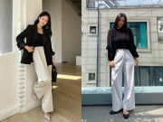 Thời trang - Tại sao chị em có gu đều không thích đi giày thể thao với quần ống rộng: 3 kiểu giày này mới thực sự tôn dáng, hack chiều cao
