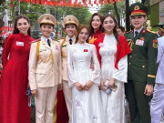 Đẹp - Khung ảnh dàn mỹ nhân "tinh hoa hội tụ" hot nhất nhì tại A80: Từ Hoa hậu đến nữ công an đẹp rực rỡ, không ai kém ai