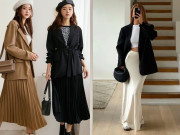 Phụ nữ tuổi nào cũng không nên bỏ qua công thức 1 váy - 1 áo, xuống phố ngày thu thành tâm điểm giữa đám đông