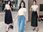Thời trang - Bí quyết mix đồ cực chất với áo thun ôm để tôn lên phong cách riêng biệt