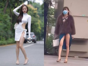 Mặc hở như Can Lộ Lộ trưng cả vòng 3 giữa phố, hội chị em khiến dân tình ngượng chín mặt vì phản cảm