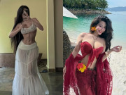 Thời trang - "Đệ nhất hot girl Sài thành" diện mốt lộ chân ngực, khoe vóc dáng siêu thực