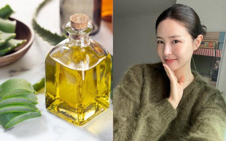 Hỗn hợp dầu dừa và nha đam vừa giúp chống nắng lại cung cấp độ ẩm cho da, ngăn ngừa lão hóa.