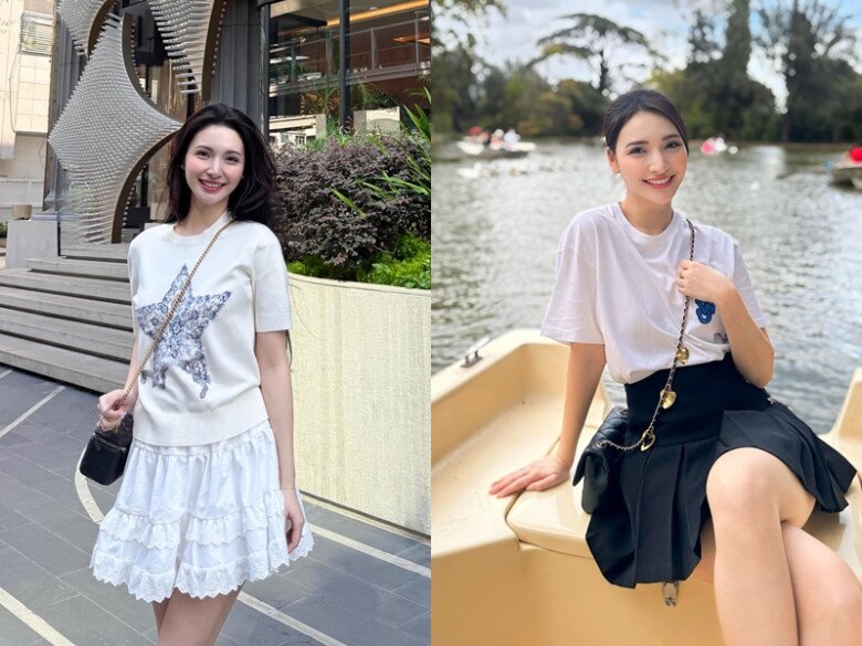Cô nàng biến hóa đa dạng phong cách từ trẻ trung, năng động...