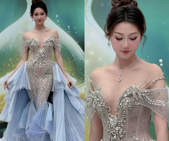 Võ Lê Quế Anh xinh đẹp tỏa sáng trong buổi Sơ khảo Miss Grand Vietnam 2025.