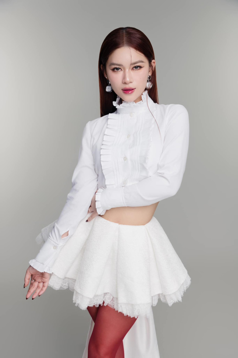 Tham gia show Chị đẹp đạp gió 2, gu thời trang của Thanh Tâm có sự tiến bộ rõ rệt.