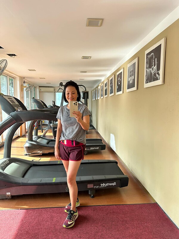 Nữ nghệ sĩ vẫn chăm chỉ tập luyện và duy trì chế độ ăn uống lành mạnh vừa đẹp da vừa giữ dáng.