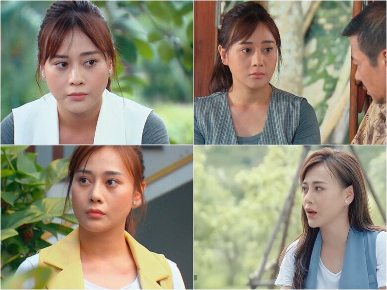 Loạt gile đủ màu của Phương Oanh trong phim Hương vị tình thân từng bị chê nhiều.