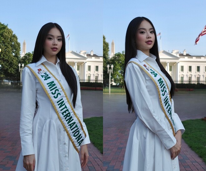 Thanh Thủy đến Mỹ để tham dự các hoạt động bên lề cuộc thi Miss International USA 2025.