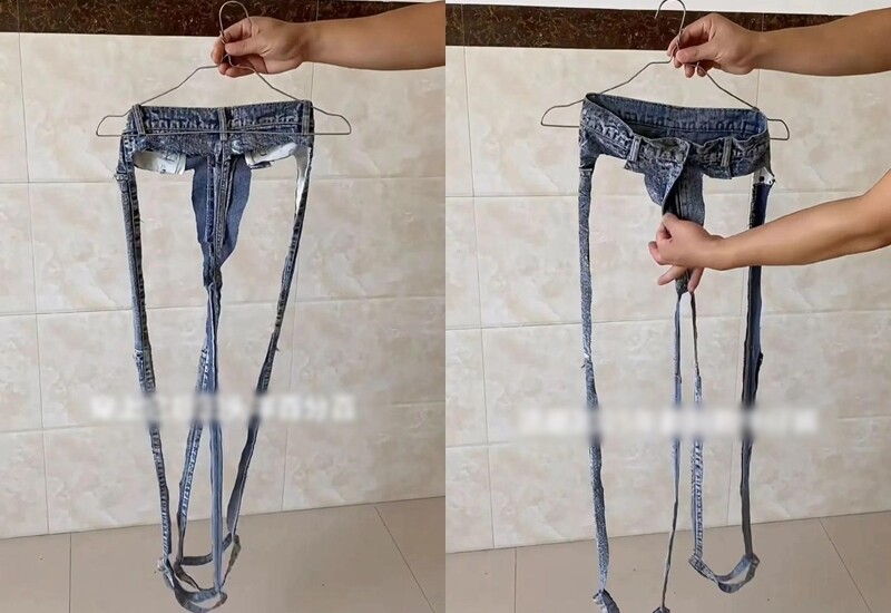 Một chàng trai ở Trung Quốc chia sẻ câu chuyện dở khóc dở cười khi bạn gái đặt mua một chiếc quần jeans cực kỳ thiếu vải. Nhìn qua, anh lập tức khẳng định sẽ không bao giờ cho cô ra ngoài với món đồ này, vì nó quá hở hang, còn gợi cảm hơn cả đồ lót lọt khe.