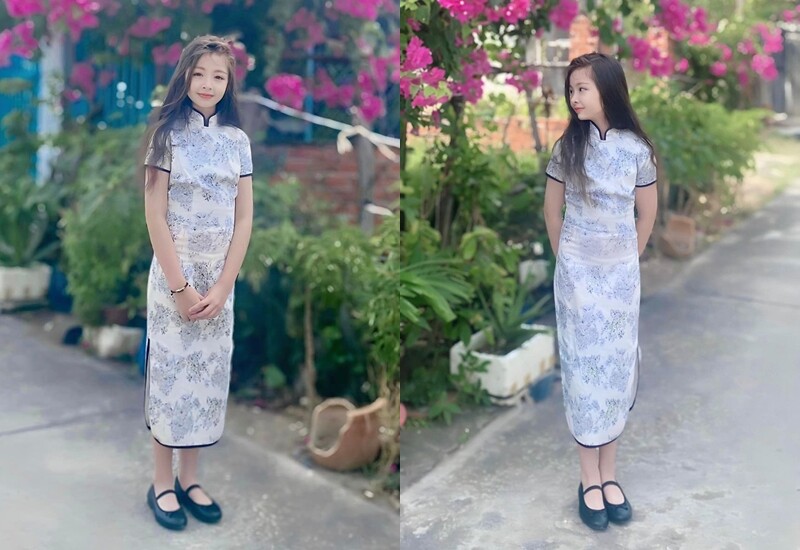 Nếu như thuở nhỏ Cadie chinh phục công chúng bởi nét đáng yêu, dễ thương thì ở tuổi 11, cô bé lại ghi điểm bởi vẻ đẹp ngọt ngào xen lẫn thần thái thiếu nữ.