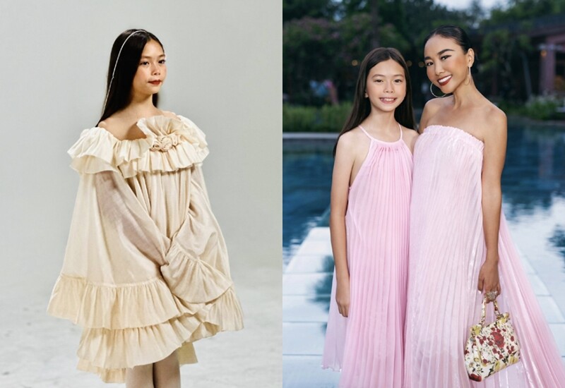 Sol thừa hưởng nước da nâu khỏe khoắn từ mẹ, gương mặt mang đường nét “Tây” từ bố cùng đôi chân thẳng tắp, dài miên man. Ở tuổi lên 10, cô bé đã cao đến tai mẹ dù Đoan Trang thường xuyên đi giày cao gót.