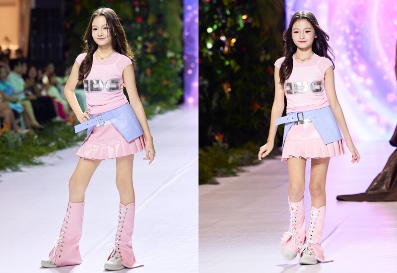 Gần đây, Ailani gây chú ý tại một tuần lễ thời trang khi catwalk với phong thái tự tin, thần thái chẳng kém người mẫu chuyên nghiệp. 