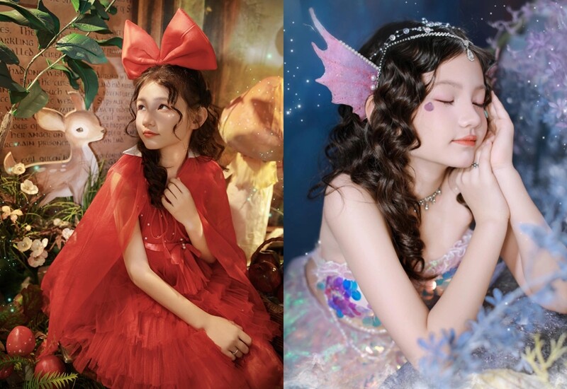 Dù còn nhỏ nhưng Ailani đã được làm quen với ống kính, biểu cảm rất linh hoạt khi chụp ảnh. Thần thái tự nhiên và sự đáng yêu khiến cô bé được khen ngợi như một fashionista nhí.