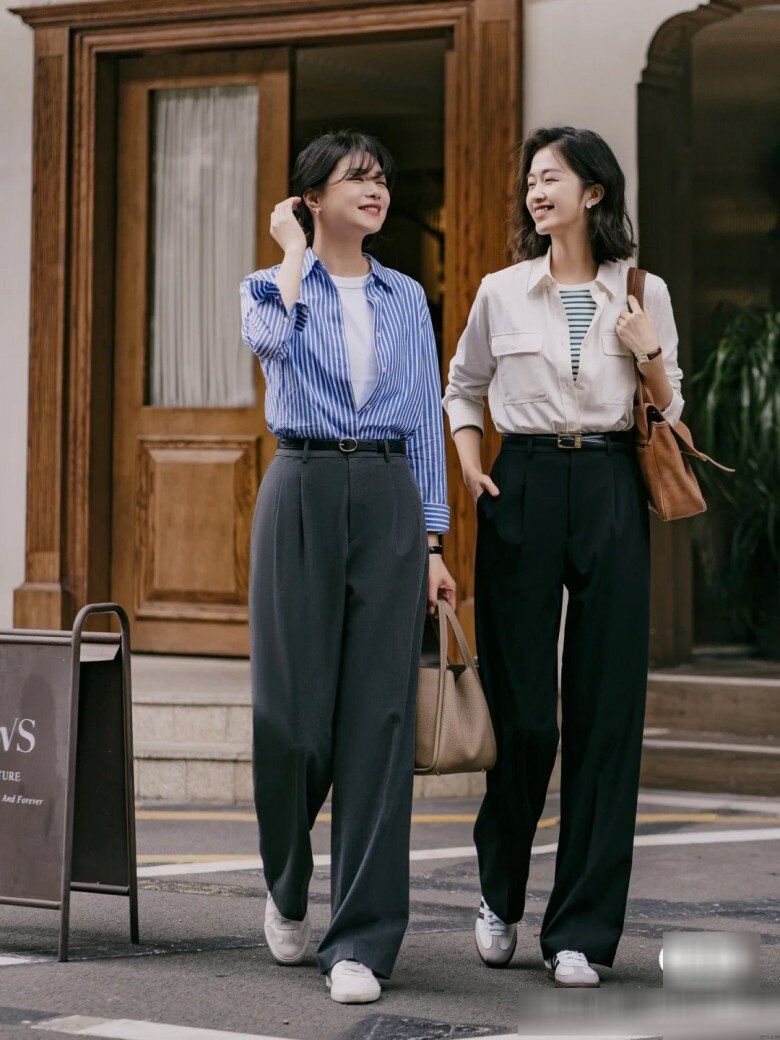 Quần ống rộng là món đồ kinh điển chưa bao giờ lỗi mốt, mang đến vẻ thanh lịch, tinh tế và chuẩn phong cách cho phụ nữ U40.
