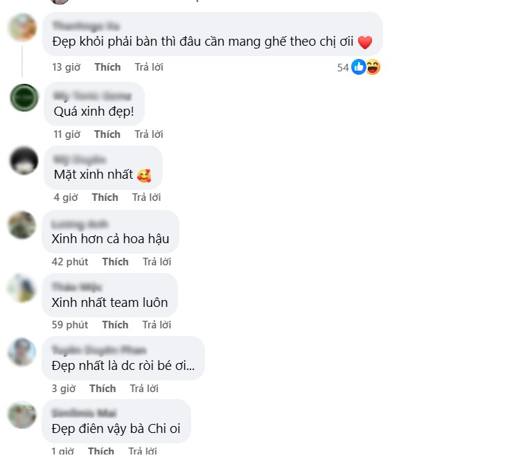 Những bình luận khen ngợi của cư dân mạng dành cho nhan sắc của Chi Pu.
