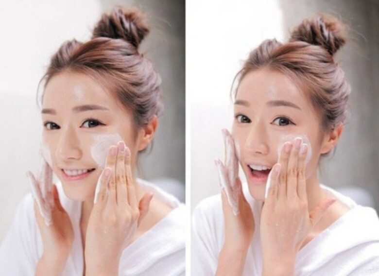 Rửa mặt 2 lần giúp làm sạch lỗ chân lông và còn giúp da hấp thụ tốt hơn các sản phẩm chăm sóc da tiếp theo.