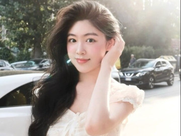 Con gái MC Quyền Linh đẹp phát sáng như công chúa Disney ở châu Âu