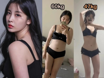 Cô gái Hàn gây bão mạng khi giảm 13kg sau 3 tháng, chỉ bỏ 3 thứ mà trong một tuần giảm liền 5kg