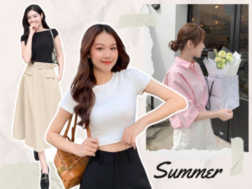 Không cần sắm nhiều đồ hè, chị em cứ đầu tư vào 5 món đồ tinh hoa hội tụ có thể mix ra trăm kiểu sành điệu