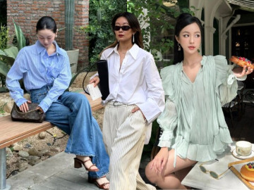 4 kiểu áo sơ mi chị em nên kết thân khi sắp sang Thu, đi làm không lo xuề xòa lại sang đẹp hơn bội phần
