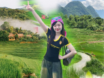 Địa điểm hot nhất hiện nay có cung đường chữ S rực rỡ cờ đỏ sao vàng đẹp như tranh, thỏa mãn khách đi chill lẫn khám phá