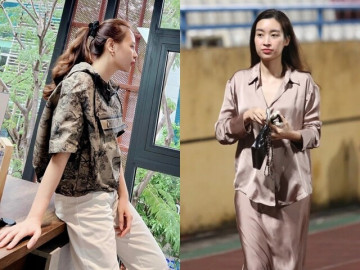 Thời trang - Sao Việt diện hàng hiệu mà ngỡ hàng chợ: Áo trăm củ của Đàm Thu Trang tưởng áo mưa, Đỗ Mỹ Linh bị chê mặc “đồ ngủ” ra đường