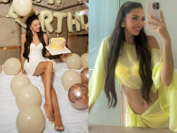 Vợ mẫu Tây của Bùi Tiến Dũng tung ảnh bikini cực gợi cảm trong ngày sinh nhật