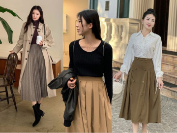 Chân váy xếp ly trở lại, chị em nhất định phải biết 4 cách mặc đỉnh chóp để trông đẹp thanh lịch như Song Hye Kyo