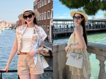 Sắp làm dâu hào môn, "hoa hậu nông dân" giờ ăn mặc phong cách giàu ngầm với phụ kiện tiền tỷ trên tay khi du lịch trời tây