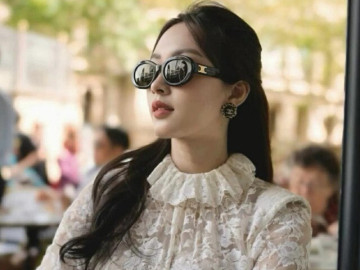 Dâu hào môn Đặng Thu Thảo mặc nguyên set đồ cũ ở Trung Quốc