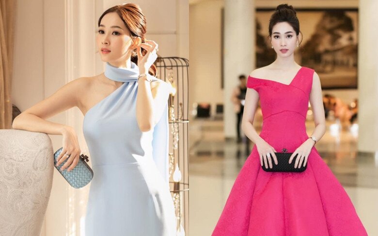 Nàng hậu ưa chuộng mẫu clutch của nhà mốt nước Ý với đặc điểm là không bao giờ khoe logo lên sản phẩm, nhưng thiết kế đan dây chính là đặc trưng của thương hiệu này.