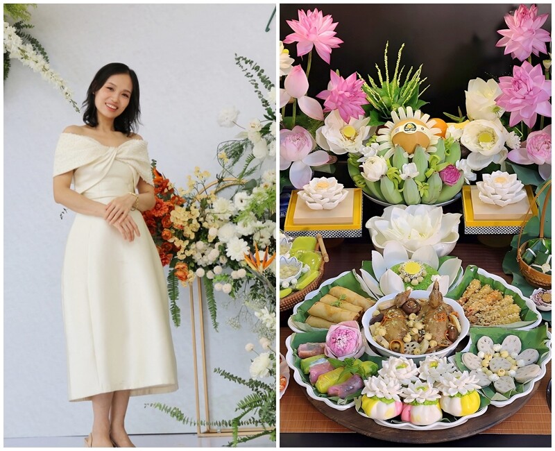 Không chỉ mê bếp núc mà chị Vũ Thu Hương (Hà Nội) rất chỉn chu trong việc chuẩn bị các mâm cỗ cúng gia tiên vào các dịp Rằm, đầu tháng Âm lịch hay lễ Tết. Dưới đây là 14 mâm cỗ chị Hương từng chuẩn bị, chị em có thể tham khảo ý tưởng cho mâm cỗ cúng Rằm tháng 7 nhé.