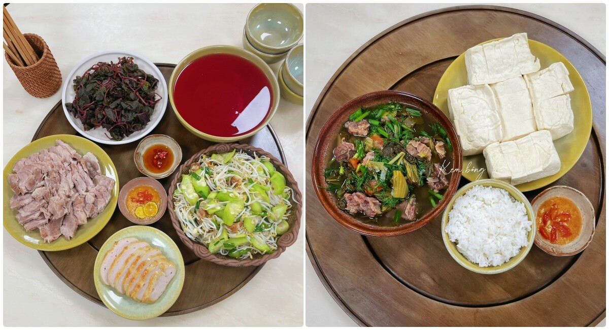 9X bầu bí thở thôi cũng mệt nhưng hễ động vào bếp là lại thấy khoẻ ngay, nhìn loạt mâm cơm chất lượng ai cũng khen hết lời - 15