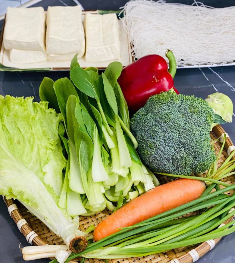Bún xào rau củ chay thanh đạm, dễ làm - 3