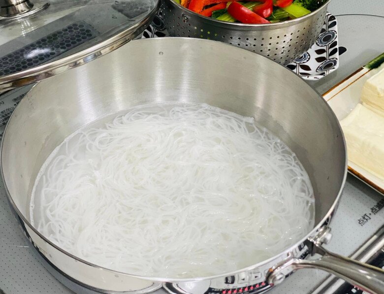 Bún xào rau củ chay thanh đạm, dễ làm - 4