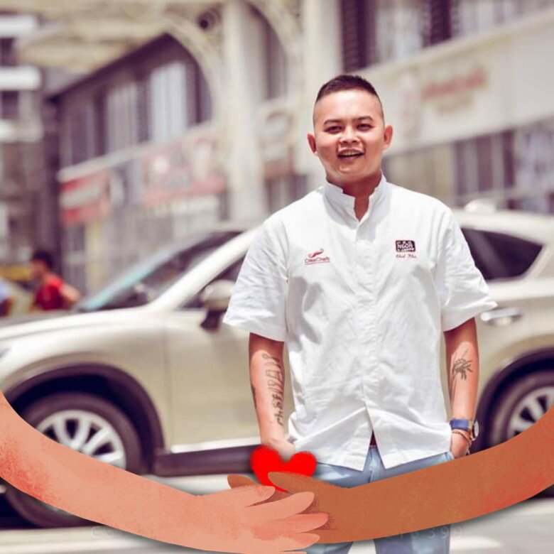 Đầu bếp bánh Nguyễn Văn Khu.