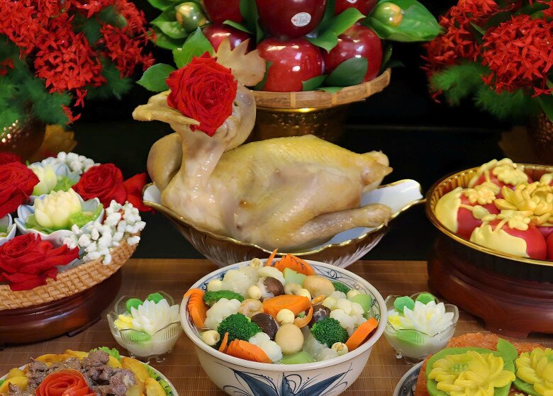 Gợi ý mâm cỗ cúng Rằm tháng 7 đầy đủ, ý nghĩa lại đẹp mắt, đem đến may mắn - 4