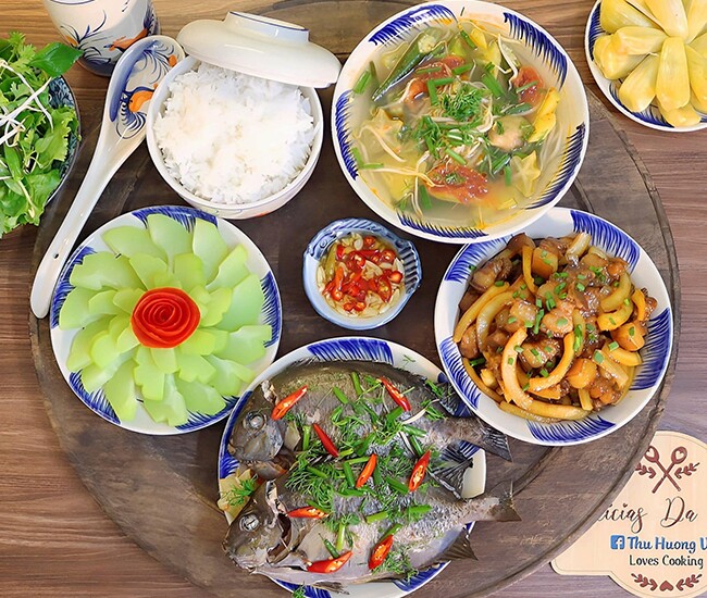 Cơm tối ngon cho cả nhà.
