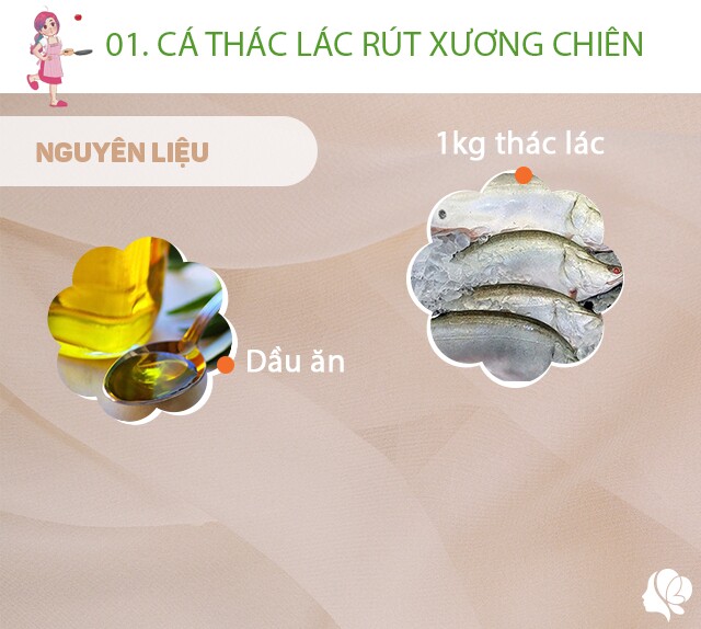 Chuẩn bị: 1kg cá thác lác tươi lọc bỏ xương, dầu ăn.