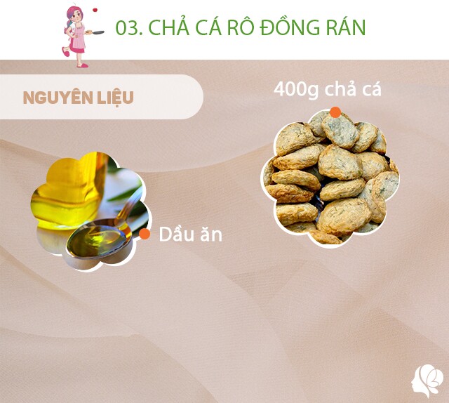 Chuẩn bị: 400g chả cá rô đồng, dầu ăn.