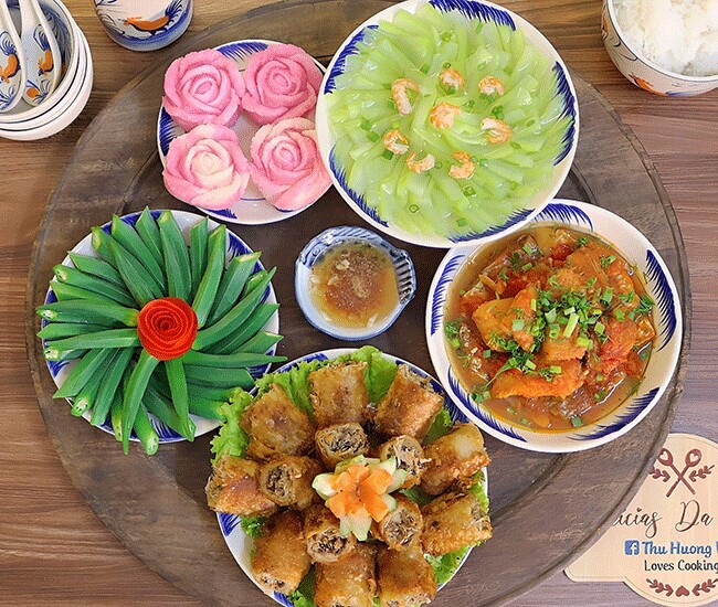 Bữa tối ngon miệng, hấp dẫn cả nhà.