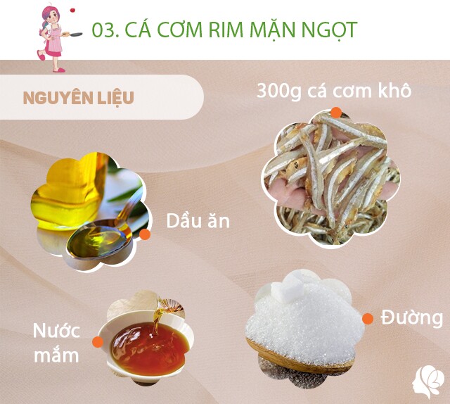 Chuẩn bị: 300g cá cơm khô, dầu ăn, đường, nước mắm, nước lọc.