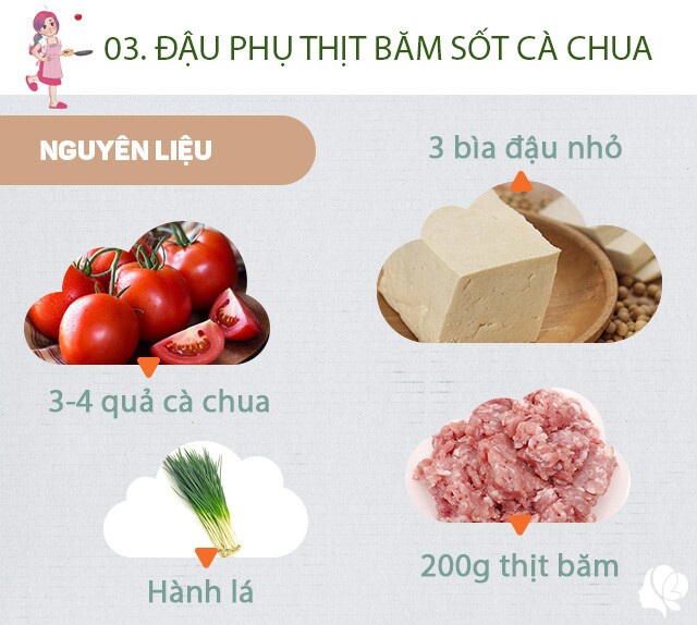 Chuẩn bị: 3 bìa đậu nhỏ, 3-4 quả cà chua, 200g thịt băm, hành lá, nước mắm, hành khô.